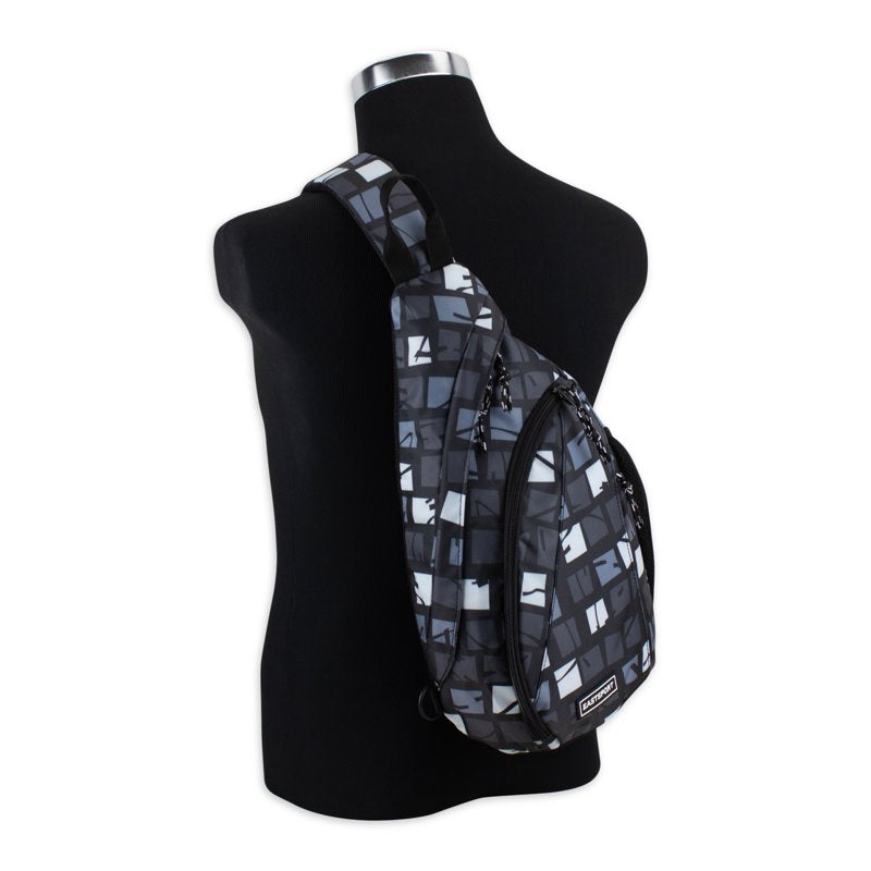 Unisex Sling Backpack with Multiple Compartments - Adjustable Shoulder Strap