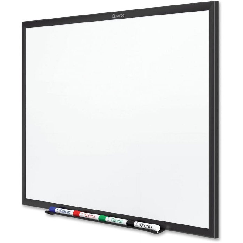 Quartet Total Erase Whiteboard 36 x 24 Dry-Erase Surface with Black Aluminum Frame