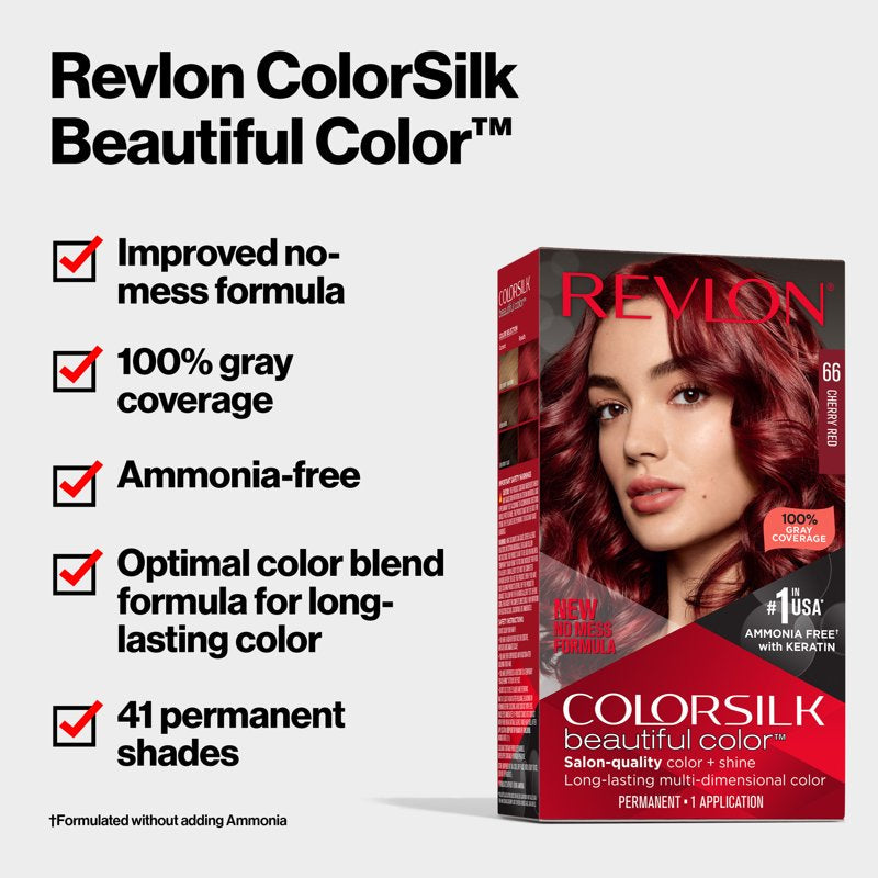 Permanent Hair Color Kit - Multiple Shades, Ammonia-Free, Long-Lasting