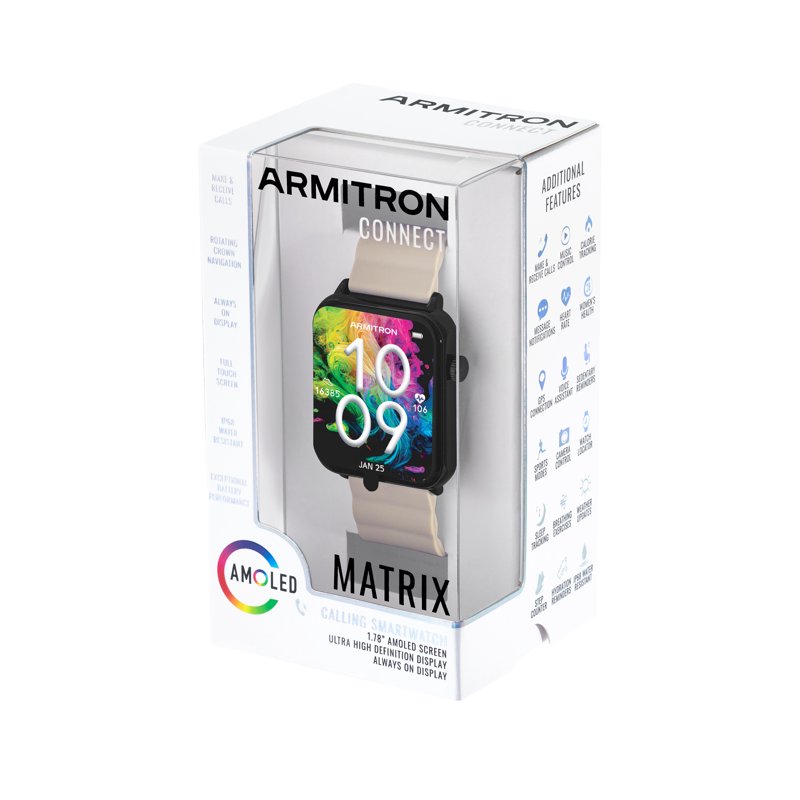 Smartwatch for Adults with Voice Assistant & Heart Rate Monitor, 44mm AMOLED Display
