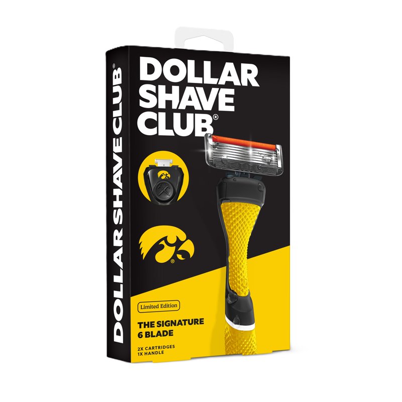 College Shaving Set with Limited-Edition Handle - 6-Blade Razors & Refills