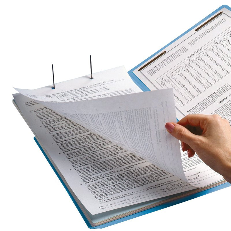 Reinforced End Tab File Folder Blue Letter Size 50 Pack - Fasteners & Organization