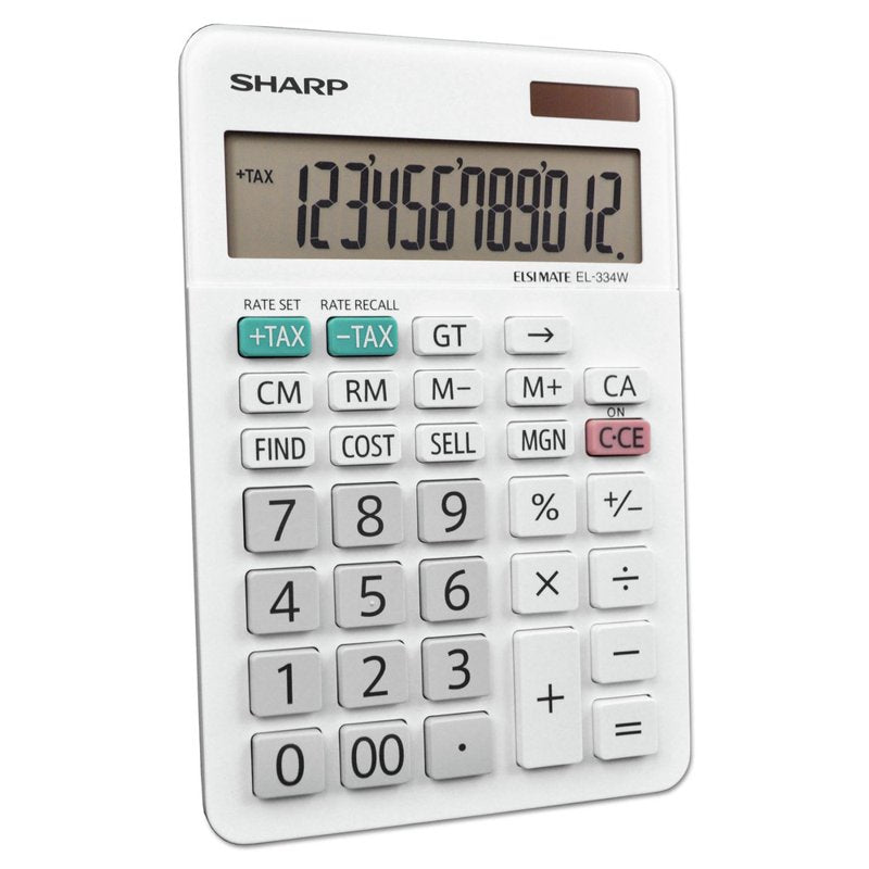 Desktop Calculator 12-Digit LCD Basic Financial Calculator for Office