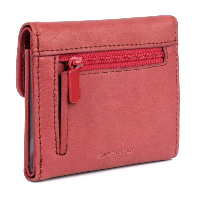 Julia Buxton Women's Heiress Pik-Me-Up Mini-Trifold Leather Wallet - Multiple Colors
