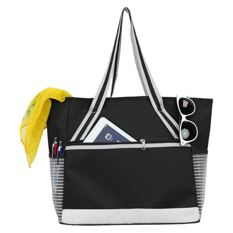 Lightweight Mesh Tote Bag for Tablets & Daily Use - Multiple Colors