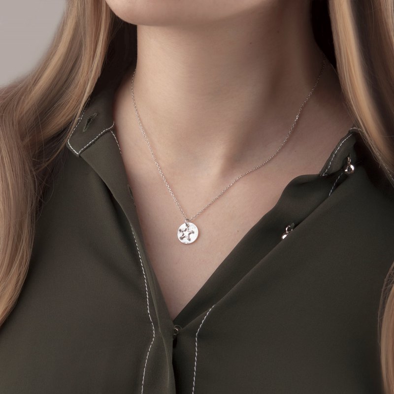 Sterling Silver Birthday Necklace for Best Friend - Friendship Gift