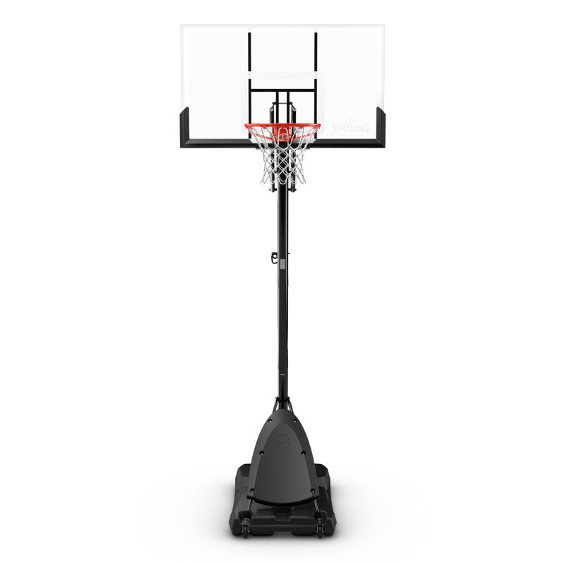 Portable 54-Inch Basketball Hoop System with Adjustable Height and Polycarbonate Backboard