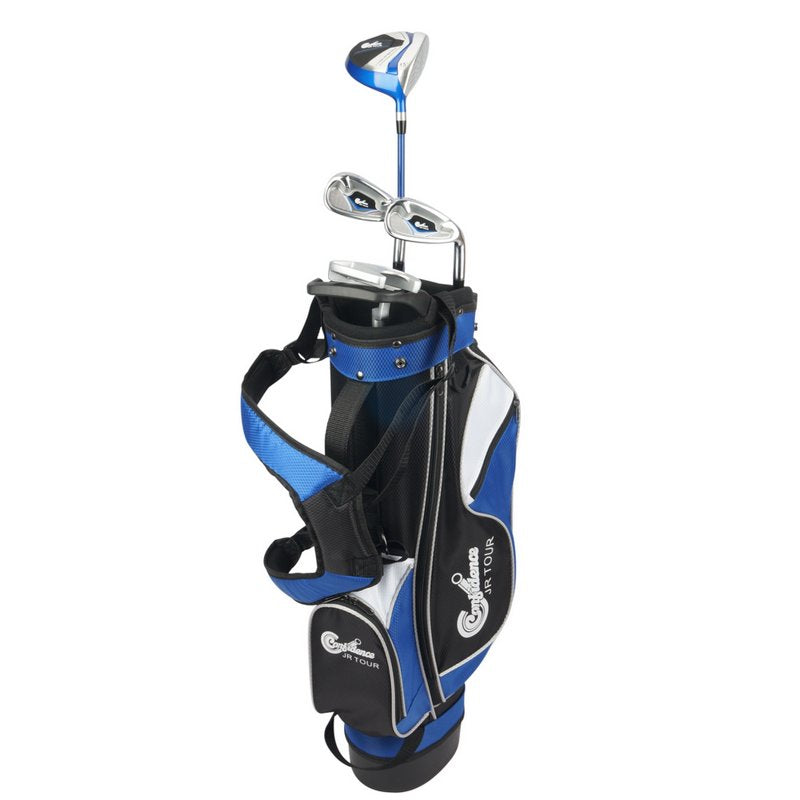 Confidence Junior Golf Club Set for Kids 8-12 with Stand Bag & Head Covers