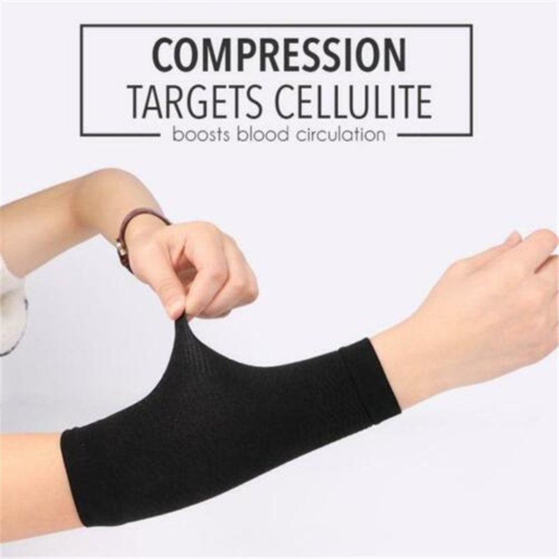 Arm Compression Sleeve for Women Men - Upper Arm Shaper & Sun Protection