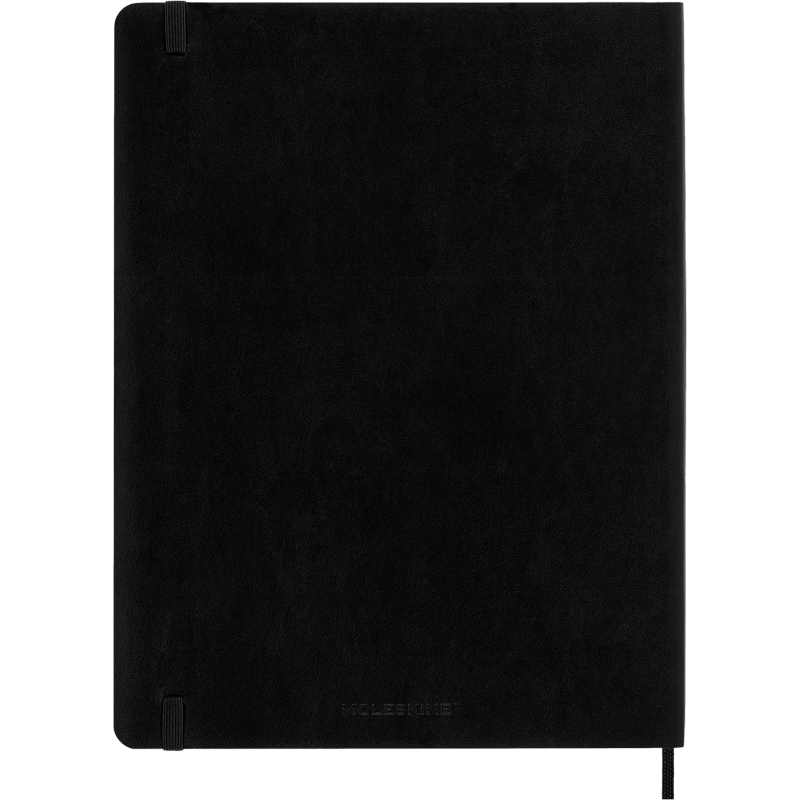 Moleskine Classic Notebook XL Soft Cover Black - Ruled Journal for Writing & Sketching