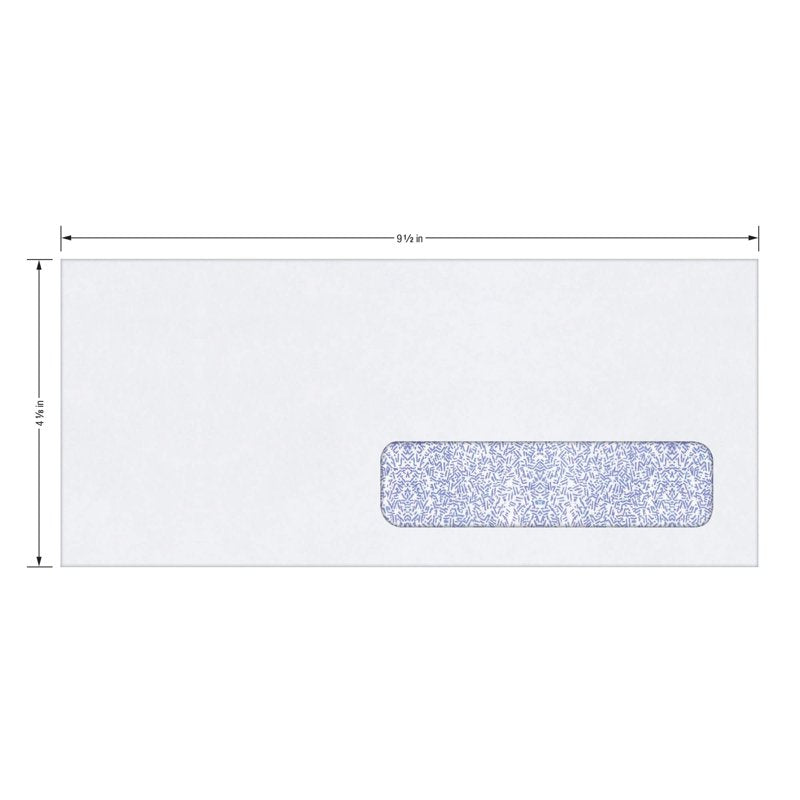 Medical Claim Envelopes #10 White Security-Tinted Box of 500