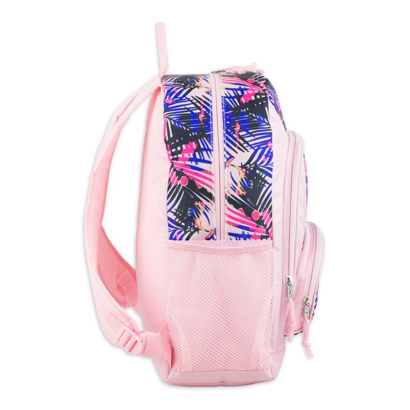 Unisex Triple Pocket Backpack with Padded Straps and Multiple Compartments