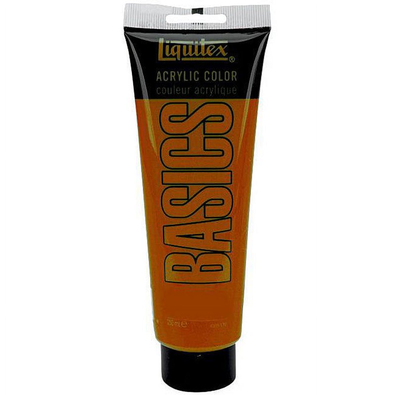 Liquitex BASICS Acrylic Paint Tube 4oz Burnt Sienna for Artists & Students