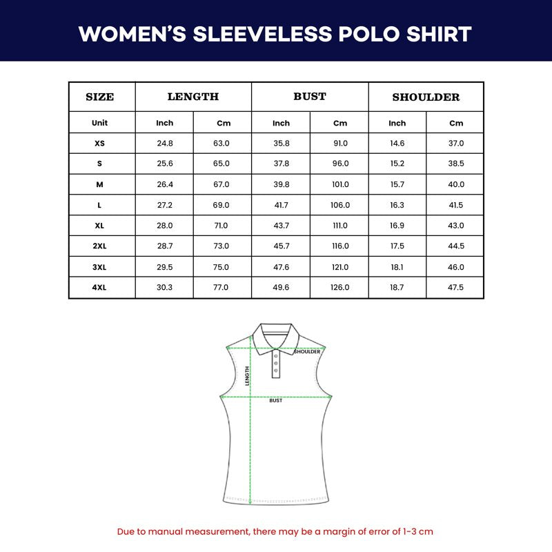 Funny Flamingo Golfer Par Then Bar Women Sleeveless Polo XS-4XL (Variation: XS)