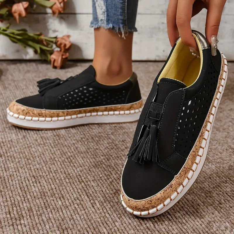 Women’s Slip-On Running Shoes Breathable Casual Sneakers - Soft & Lightweight