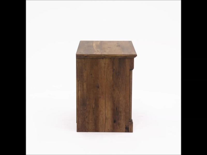 Sauder Palladia 2-Drawer Lateral File Cabinet - Vintage Oak Finish