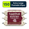 Flushable Butt Wipes with Scream Soda Scent - 3 Pack, 150 XL Wipes