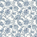Precut 2-Yard Cotton Duck Fabric with Jacobean Floral Print for Home Decor & Sewing
