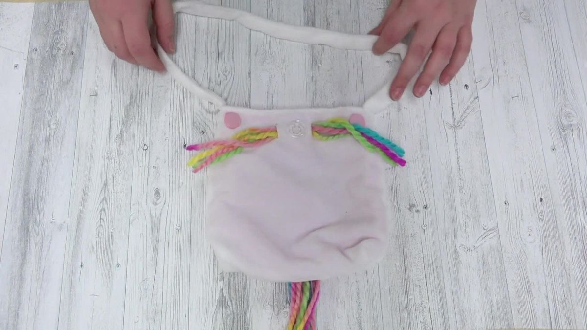 Unicorn Purse Craft Kit for Kids - No-Sew DIY Bag with Accessories