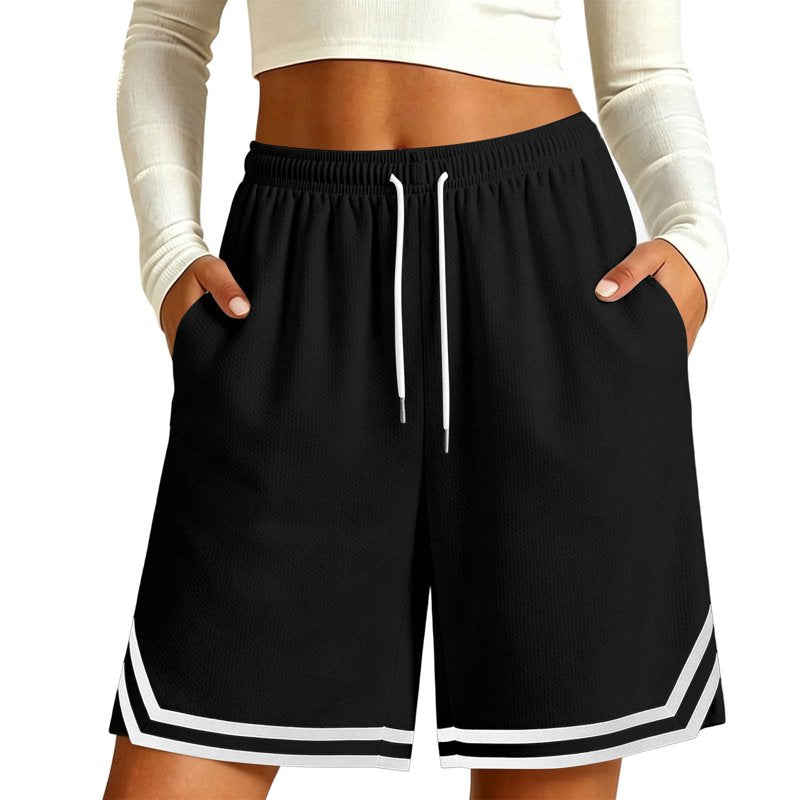 Women's Athletic Basketball Shorts - Quick Dry, Lightweight, Pockets
