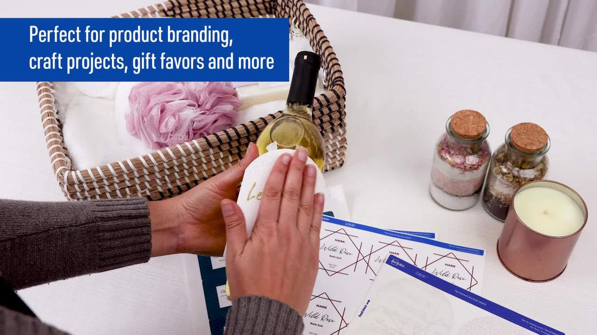 Waterproof Rectangle Labels - Customizable Durable Stickers for Shipping & Storage
