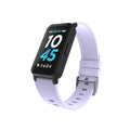 Unisex Fitness Tracker Smartwatch with Silicone Strap - Heart Rate & Activity Monitoring