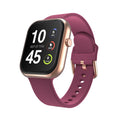 Unisex Smart Watch with Silicone Strap - Fitness & Health Tracking