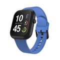 Unisex Smart Watch with Interchangeable Silicone Strap, Fitness & Health Tracking