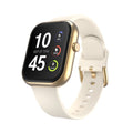 Unisex Rectangular Smart Watch with Silicone Strap – Fitness & Health Tracking