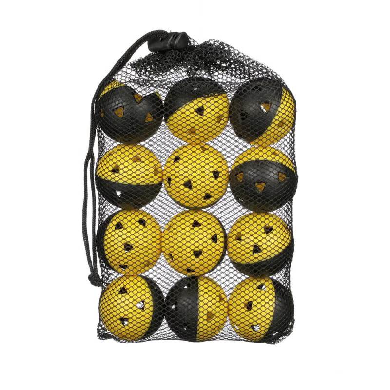 Mini Impact Balls for Baseball Practice, Hand-Eye Coordination & Training - Pack of 12