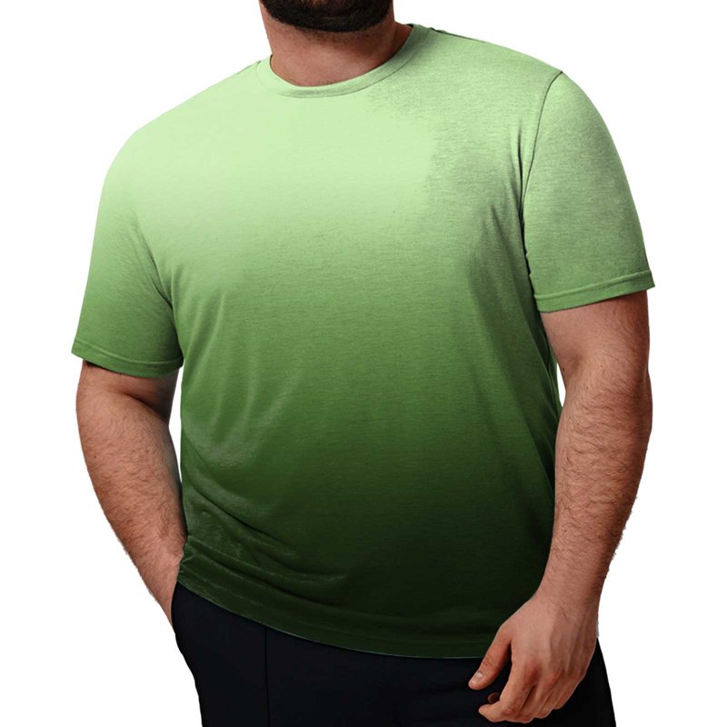 Men's Graphic Short Sleeve T-Shirt - Casual Big and Tall 3D Print Tee