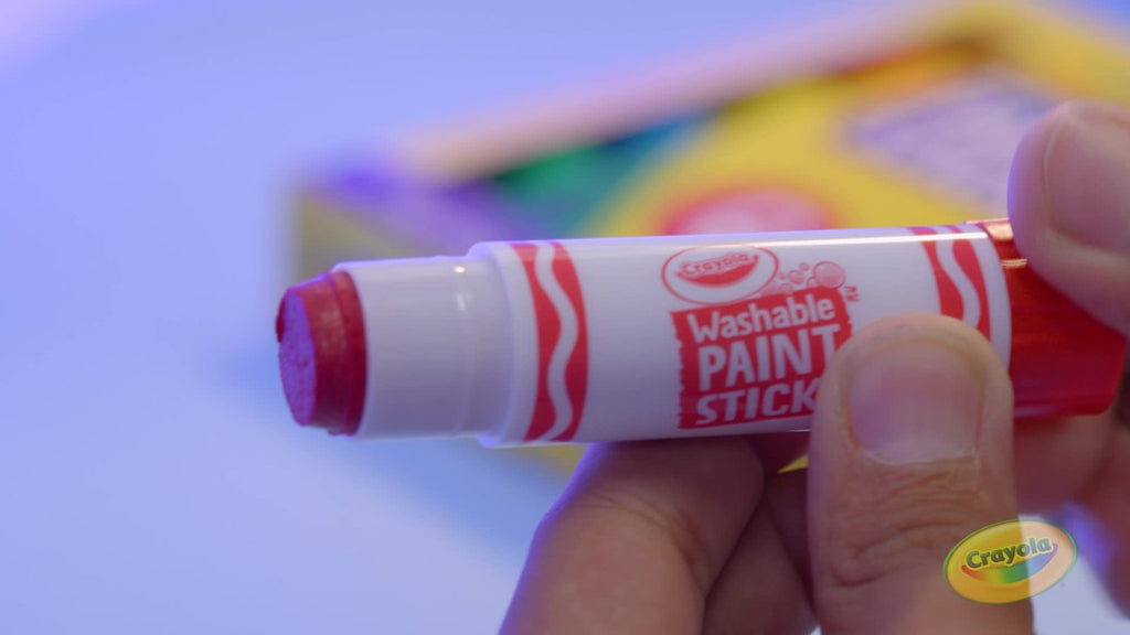 Crayola Washable Paint Sticks Assorted Colors - Mess-Free Kids Paint Set