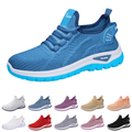 Orthopedic Women's Slip-On Running Shoes with Arch Support and Non-Slip Sole
