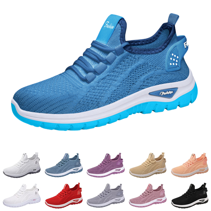 Orthopedic Women's Slip-On Running Shoes with Arch Support and Non-Slip Sole