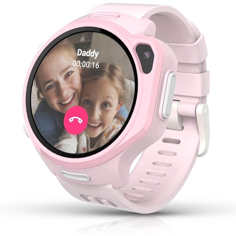Kids Smartwatch Phone with GPS & Video Call - Water-Resistant Safety Wearable for Ages 5-12