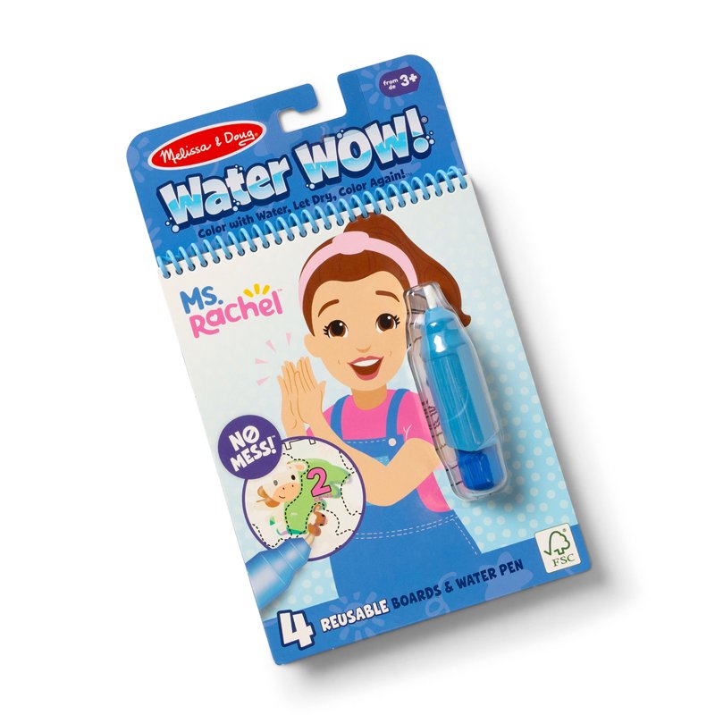 Melissa & Doug Water WOW Color-Reveal Activity Pad for Early Learning Ages 3+