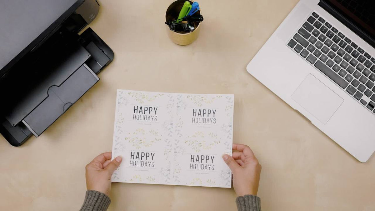 Printable Postcards Set 4x6 Inches for Custom Mailings - 100 Sheets