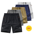 Men's Athletic Shorts 5 Pack Quick Dry Lightweight Gym Running Shorts