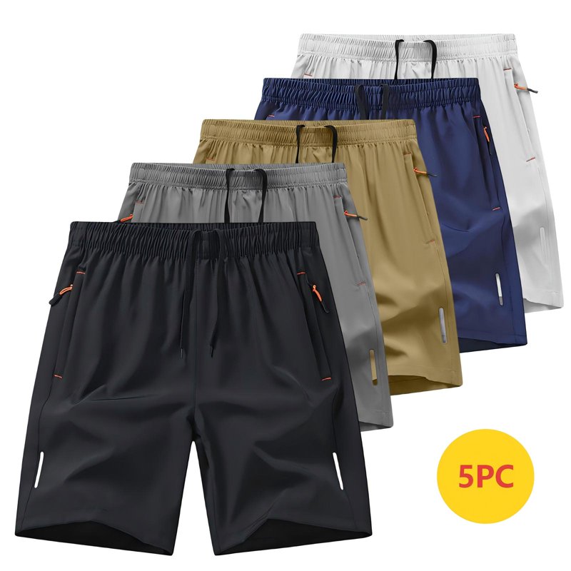 Men's Athletic Shorts 5 Pack Quick Dry Lightweight Gym Running Shorts