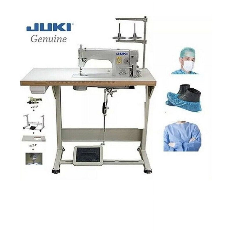 Industrial Sewing Machine with Servo Motor & Table - DIY Setup