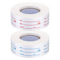 Removable Food Storage Labels - 2 Rolls, 1000 Waterproof & Oil-Resistant Stickers for Jars & Containers