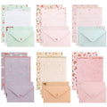 54-Piece Stationery Set with Envelopes and Labels for Writing Letters and Invitations