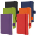 6 Pack Small Leather Pocket Notebooks - Compact A6 Journals for Note Taking