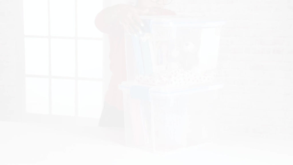Weather-Resistant Plastic Storage Bin with Gasket & Latch Lid — Multiple Sizes