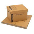 6 Pack Small File Storage Boxes with Lids - 15x12x10 inch Document Organizers with Handles