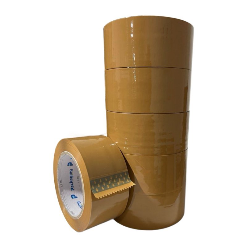 Brown Shipping Packaging Tape - 2-Inch x 110 Yards, Heavy Duty Sealant