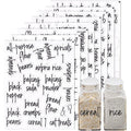 168pcs Food Container Labels for Pantry & Jars - Waterproof & Oil-Resistant