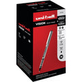 Uniball Vision Rollerball Pens Fine Point 0.7mm Black 36 Pack