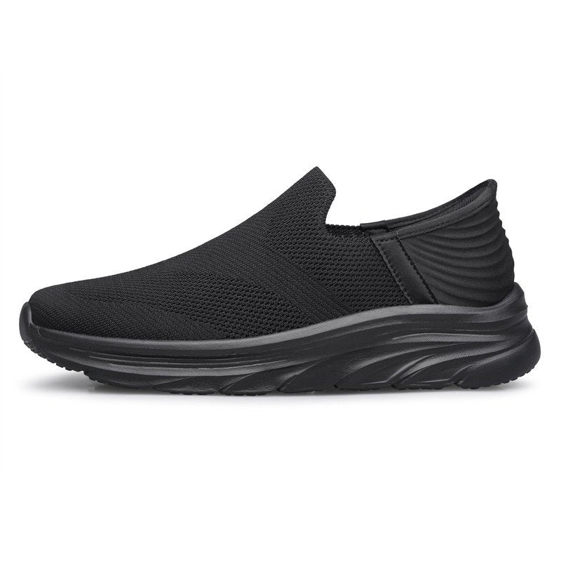 Men's Slip-On Walking Shoes - Lightweight, Breathable Casual Sneakers