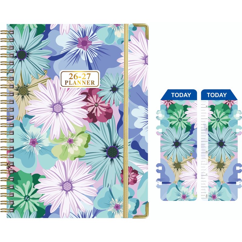 2026-2027 Daily Planner Weekly & Monthly Organizer Hardcover with Tabs Notes